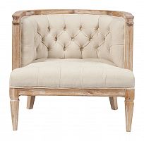 кресло westwood contemporary chair бежевый лен в Хабаровске