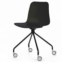 стул glide на колесиках черный в Хабаровске