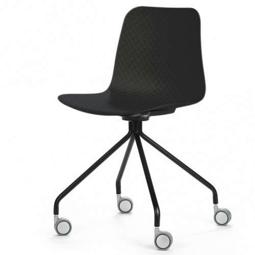 стул glide на колесиках черный в Хабаровске
