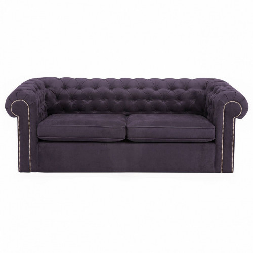 диван chesterfield прямой фиолетовый в Хабаровске