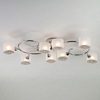 потолочная люстра eurosvet areta 70088/8 хром в Хабаровске