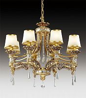 подвесная люстра odeon light peta 2803/8 белая в Хабаровске