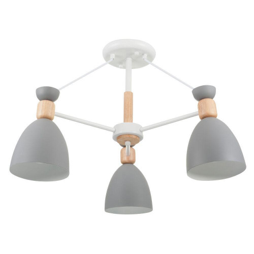 потолочная люстра freya delia fr5033cl-03w серая в Хабаровске