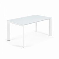 стол atta 160 (220)x90 с белым стеклом cc0180c05 от la forma (ex julia grup) в Хабаровске