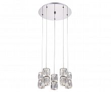 подвесная светодиодная люстра kink light аква-кристалл 08620-5a в Хабаровске