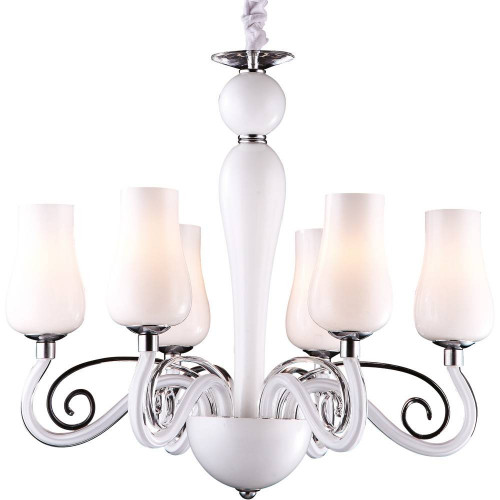 подвесная люстра arte lamp biancaneve a8110lm-6wh в Хабаровске