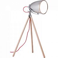 лампа настольная chromatic tripod на деревянном штативе в Хабаровске