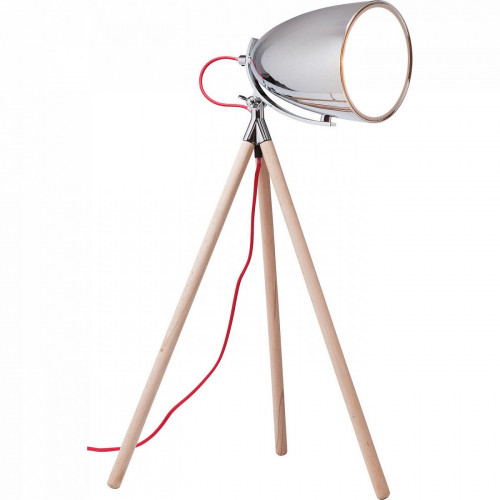 лампа настольная chromatic tripod на деревянном штативе в Хабаровске