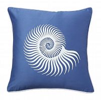 подушка с морской раковиной sea shell diamond-blue в Хабаровске