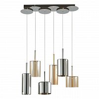 дизайнерская подвесная люстра spot light flaconetta 1300628 серая в Хабаровске