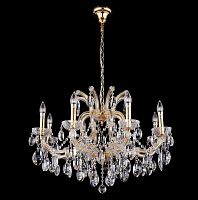 подвесная люстра crystal lux hollywood sp8 gold в Хабаровске