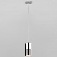подвесной светильник eurosvet mini topper 50146/1 хром/черный жемчуг в Хабаровске