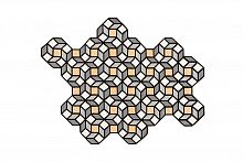 ковер parquet rhomb yellow 254x195 от gan в Хабаровске