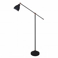 торшер arte lamp braccio a2054pn-1bk в Хабаровске