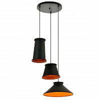 дизайнерская подвесная люстра spot light erynie 1460304 черная в Хабаровске
