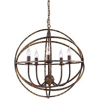 подвесная люстра arte lamp kopernik a1703sp-5br в Хабаровске