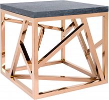 стол журнальный geometric графит, золото коричневый в Хабаровске