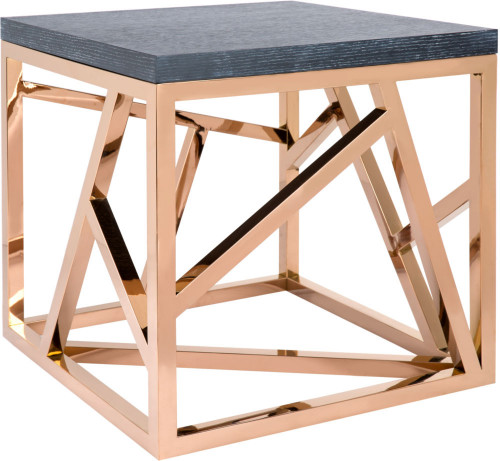 стол журнальный geometric графит, золото коричневый в Хабаровске