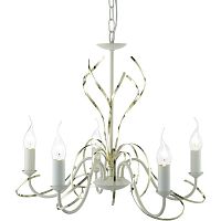 подвесная люстра arte lamp cinta a1309lm-5wc белая в Хабаровске