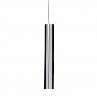 подвесной светодиодный светильник ideal lux ultrathin sp1 small round cromo в Хабаровске