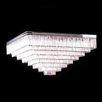 потолочная люстра newport 31133/pl nickel матовый никель, белая в Хабаровске