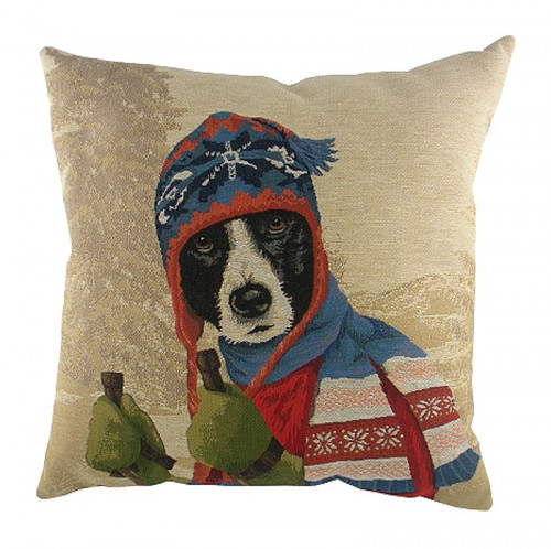 подушка с картинкой ski dogs border collie в Хабаровске