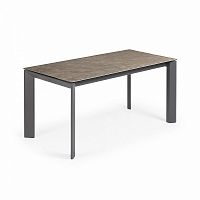 стол atta 160 (220)x90 антрацит, porcela vulcano c cc0186vc от la forma (ex julia grup) в Хабаровске