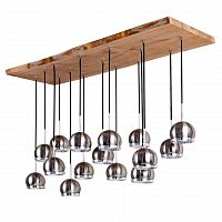 дизайнерская подвесная светодиодная люстра spot light ball 5031574 матовый никель, белая в Хабаровске