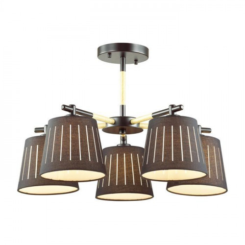 потолочная люстра odeon light nicola 4110/5 черная в Хабаровске
