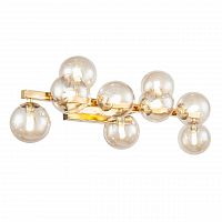 потолочная люстра maytoni dallas mod547wl-09g янтарная в Хабаровске
