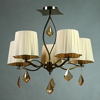 потолочная люстра brizzi bx03203/5 bronze cream в Хабаровске