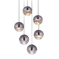 подвесной светильник globo 6u nickel от delight collection в Хабаровске