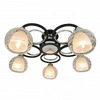 потолочная люстра arte lamp ginevra a1604pl-5bk в Хабаровске