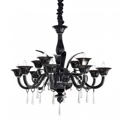 подвесная люстра ideal lux renoir sp12 nero в Хабаровске