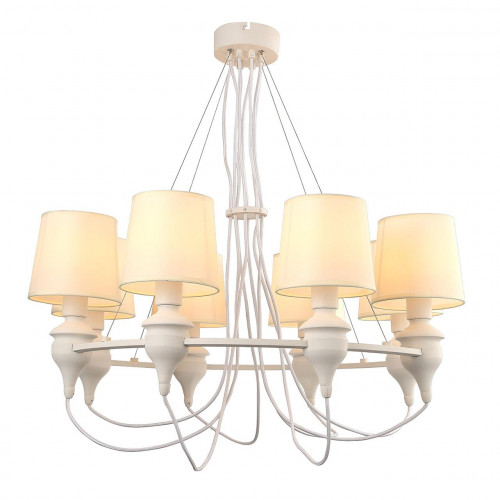 подвесная люстра arte lamp sergio a3326lm-8wh в Хабаровске