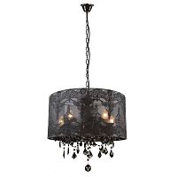 подвесная люстра arte lamp jennifer a1800lm-5bk в Хабаровске