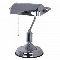 настольная лампа arte lamp banker a2494lt-1cc в Хабаровске