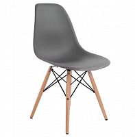 стул деревянный pc-015 серый (eames style) в Хабаровске