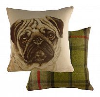 подушка с принтом waggydogs pug в Хабаровске