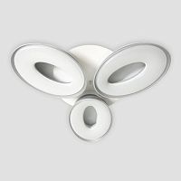потолочная светодиодная люстра ambrella light orbital granule fg1020/3 wh 72w+36w d780 в Хабаровске
