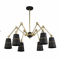 подвесная люстра st luce sorspreso sl458.422.06 черная в Хабаровске
