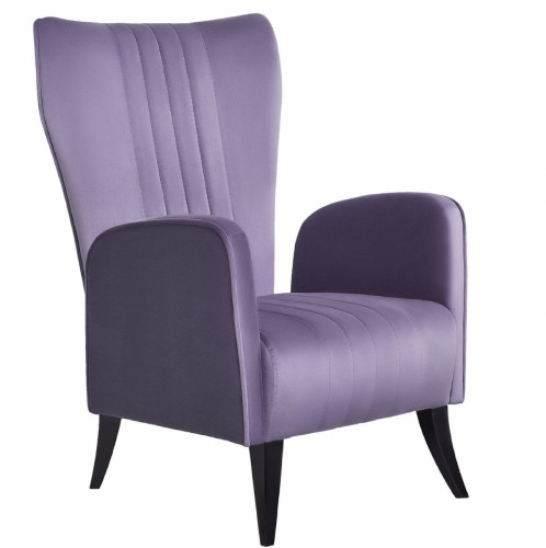 кресло devis purple серое в Хабаровске