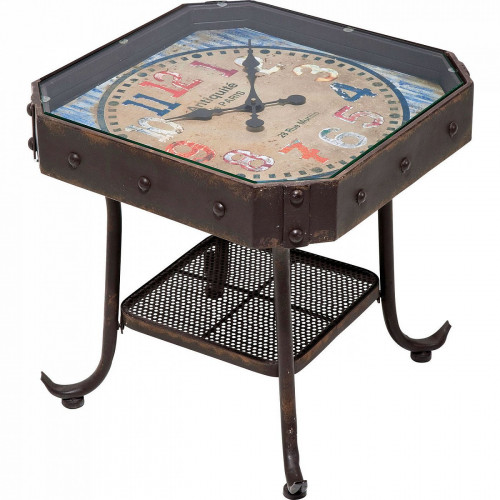 столик приставной antique clock черный в Хабаровске