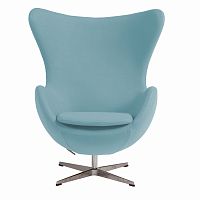 кресло egg chair голубое в Хабаровске