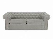 диван chesterfield прямой серый с механизмом седафлекс в Хабаровске