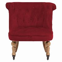 кресло amelie french country chair красное в Хабаровске