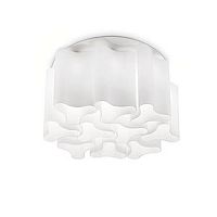 дизайнерская потолочная люстра ideal lux compo pl15 белая в Хабаровске