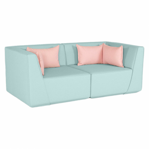 диван cubit sofa прямой голубой в Хабаровске