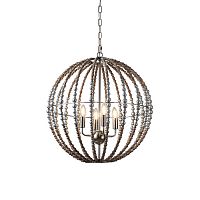подвесной светильник kw0782p-4 silver от delight collection в Хабаровске