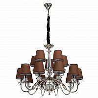 подвесная люстра mw-light софия 7 355013715 коричневая в Хабаровске